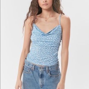 UO Ruby Cowl Neck Cami (Size Small)